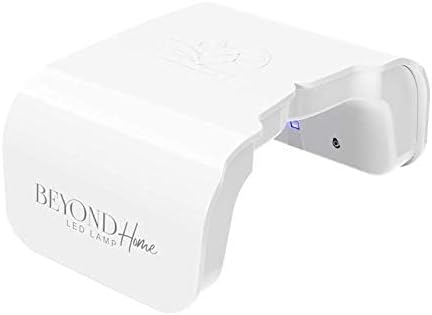 KIARA SKY UV Nail Lamp, LED Nail Lamp, Cordless & Rechargeable Nail Dryer Flash Cure UV Light for Gel Nail Polish - Beyond Home, White