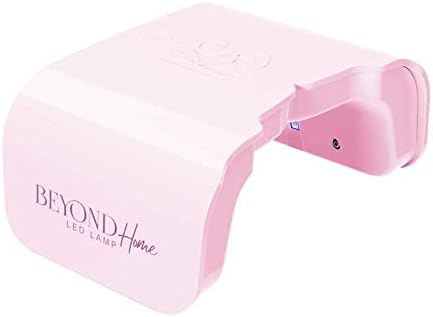 KIARA SKY UV Nail Lamp, LED Nail Lamp, Cordless & Rechargeable Nail Dryer Flash Cure UV Light for Gel Nail Polish - Beyond Home, Pink