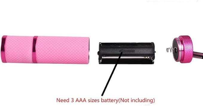 Handheld UV Light for Gel Nails,9 LED Small Glow Nail Lamp,Mini Nail Dryer | Mini U V Nail Dryer,Portable Flashlight for Nail Art Decoration DIY at Home-Yellow