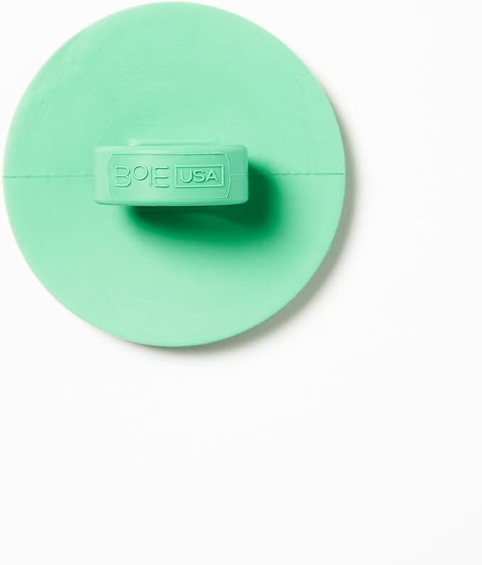 Boie USA Face Scrubber - Handheld Facial Tool, Deep Cleansing Exfoliating Facial Brush. Fights Acne with Gentle, Silicone-Like Bristles, Long Lasting, & Hypoallergenic (Mint)