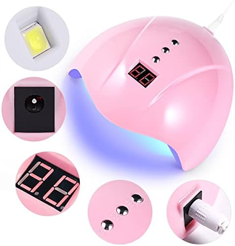 Portable UV Lamp LED Dry Nail Kit Manicure Nail Tool Set,Practical Nail Art Set,Electric Nail Drill with UV LED Nail Light ,3D Art Acrylic Nail Tools