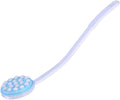 Joyzan Back Lotion Applicator, Long Handled Shower Massager Roll Brush Wand | Self Reach Tanner Bath Dispenser Curved Rotating Head Sunscreen Skin Cream Gel Legs Feet Elderly Moisturizer Women