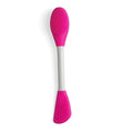 Silicone Brushes,Double-Ended Silicone Face Mask Brush,Facial Cleansing Brush, Premium Soft Facial Masks Other Skin Care Applicator Tool for Cream, Body Lotion,Moisturizer (Rose Red)