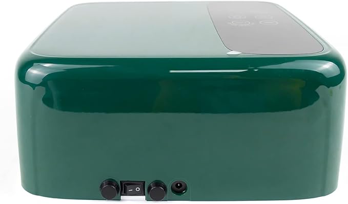 HVEST Cordless LED Nail Lamp 72W Rechargeable Nail Dryer 15600mAH Fast Drying Nail Polish Dryer, 4 Timers, Professional Nail Dryer for Regular Polish Green UV Nail Lamp for Salon Nail Artist Nail Tool