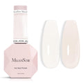 MelodySusie Milky White Gel Nail Polish, 0.5Fl.oz Jeweliver Gel Polish Milky Natural Color Sheer Soak Off UV LED Light Cure Gift for Women Girls Nail Art Manicure DIY at Home JG36