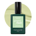 Manucurist Green Flash Pistachio Pale Green LED Gel Nail Polish | LED Gel Polish & Semi-Permanent Nail Varnish, UV Nail Lamp - 12-Free, Bio-Sourced, Vegan, Made in France, 0.5 fl oz