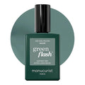 Manucurist Green Flash Sauge Sage Grey LED Gel Nail Polish | LED Gel Polish & Semi-Permanent Nail Varnish, UV Nail Lamp - 12-Free, Bio-Sourced, Vegan, Made in France, 0.5 fl oz