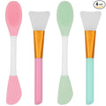 4Pcs Silicone Face Mask Applicators,Face Scrubber for Applying Facial Mask | Flexible Facial Mud Masks Applicator,Supplies Tool for Applying Facial Mask,Sleeping Mask,Clay Mask,Body Lotion