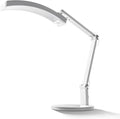 MelodySusie Multi-Functional Manicure Table Lamp S-Pro25A for Nail Techs | Professional Nail Desk Light with Adjustable Arm, Dimmable Brightness & 3 Color Temperatures for Nail Art