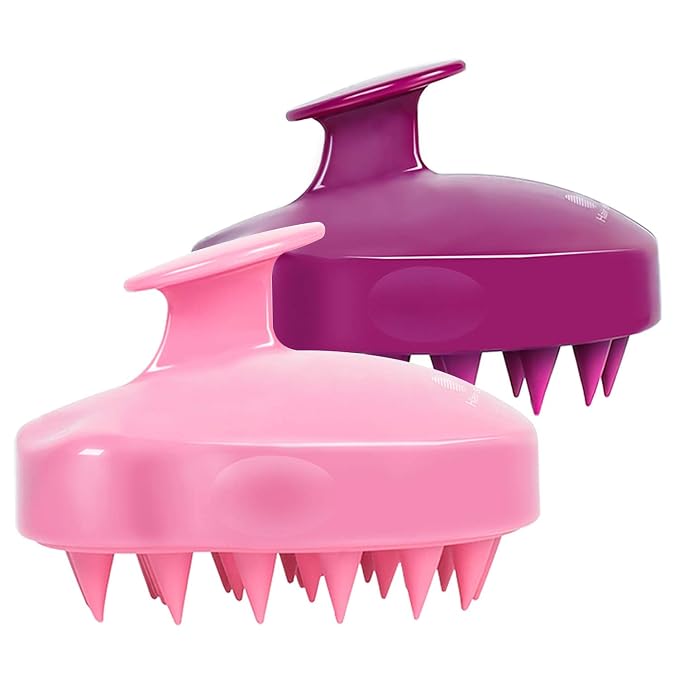 HEETA 2-Pack Hair Scalp Massager Shampoo Brush with Hair Scalp Massager Brush Bundle