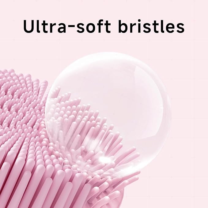 Silicone Body Scrubber for Women - Food-Grade Soft Body Scrubber with Gentle Exfoliation, Promotes Blood Circulation, Easy to Clean, Perfect for Shower & Bath