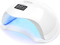 SUNUV UV Light for Gel Nails,LCD Display with 4 Timer LED Nail Lamp,SUN5 | 10/30/60/90s 4 Timer for All Gel Polish,Over-Temperature Protection, Smart Sensor Larger Chamber with Removable Base