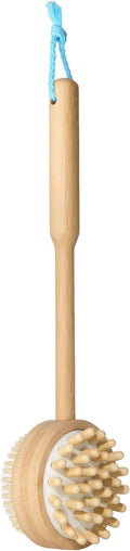 Bliss Wooden Back & Body Exfoliating Dry Brush Tool - Clean, Gentle Formula