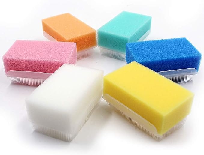 Reusable Sensory Brush, Baby Bath Scrubber. (12 PCS)