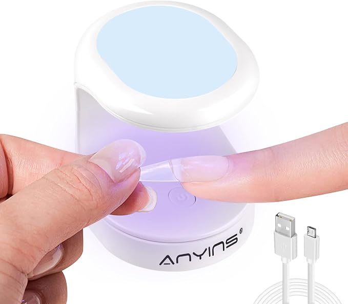 Mini UV Light for Gel Nails, UV Light for Nails Nail Lamp Portable UV Nail Lamp 16W UV Lamp Professional UV Lamp for Gel Nails Innovative Nail Dryer for Nail Art