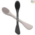 Face Mask Brush Applicator, Mask Brushes For Facials Cleansing & Exfoliating, Facial Clay Mask Applicator Tool Silicone Mask Spatula Cream Skincare For Apply Cream, Lotion, Mud, Clay (Black+Starlight)