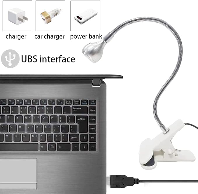 Brokimis Mini UV Lamp for Gel Nails LED Curing Lamp | Flexible Gooseneck & Clamp 3W Portable Small Manicure UV Light Nail Dryer for Resin Curing Nail Art