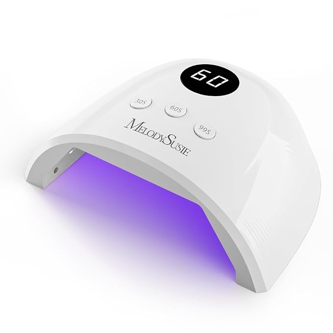 MelodySusie UV Nail Lamp with Nail Stamper Kit