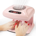 SAVILAND 300W Quick Drying Nail Dryer for Regular Polish and Manicures | U V-free safe air, for salon or home pedicures, auto dual sensor hot cold modes, dries dip powder nail dehydrator primer