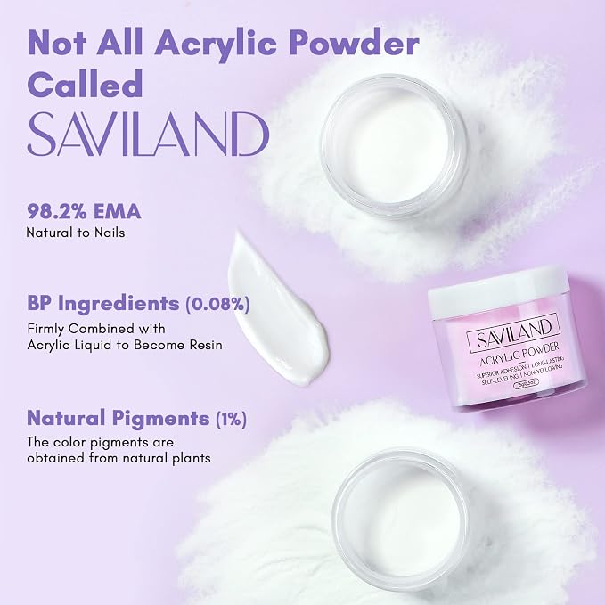 SAVILAND Acrylic Nail Kit with Drill: 15g White Pink Clear Acrylic Powder and Liquid Set with False Tips Nail Forms Brushes Primer Top Gel Manicure Tools Kit with Everything for Beginners Home DIY | Acrylic Nail Powder and Liquid, False Tips Forms Brus...