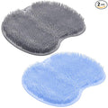 2PACK Shower Foot Scrubber Mat Back Washer Back Exfoliating Bath Wash Pad Wall Mounted Slip Suction Cups Foot Scrubber for Use in Shower Cups Foot Cleaner for Men and Women