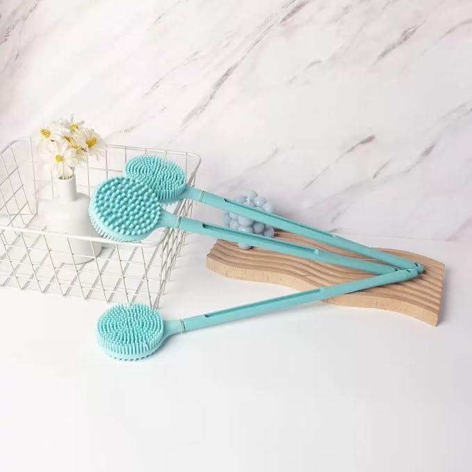2 Piece Set Shower Back Scrubber, Back Scrubber for Shower, Shower Brush for Body, Deeply cleanses the Skin on the Back, removes Dead Skin Cells