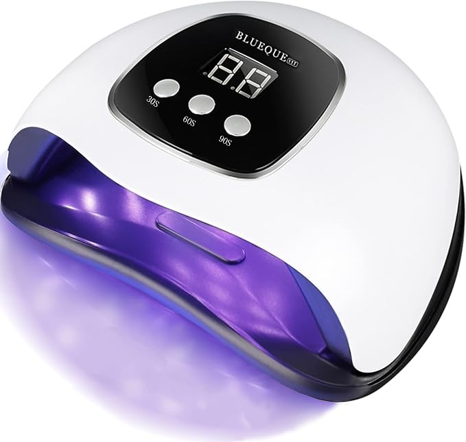 BIGBEAR UV Light for Nails,UV LED Nail Lamp for Gel Polish, Fast Nail Dryer | 48W with Automatic Sensor, 3 Timer Setting, Small and Portable, LED Nail Light for Fingernail and Toenail