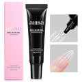 AILLSA Gel Nail Glue for Nails Tips, Solid Super Strong Gel Glues 15g | Professional Fake Acrylic Soft Nails Glue U V Lamp Curing Needed - Long Lasting