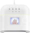 AI UV LED Nail Lamp for Gel Nails - O NAIL Smart Nail Dryer for Gel Polish with AI Detection, Portable Compact, Skin Friendly Curing Light for Nail Art DIY Home & Travel Beginners(Plug-in Version)