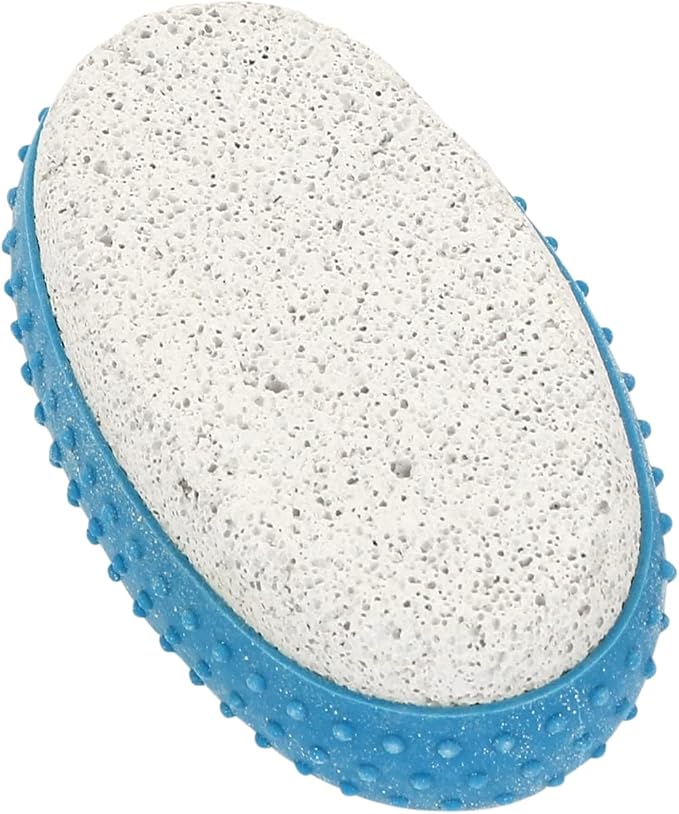 Iconikal 6-Pack Foot Pumice Stone Callus Remover Rubber Grip Blue