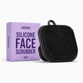 Silicone Face Scrubber, Facial Cleansing Brush for Exfoliating – Charcoal | Fine Silicone Bristles and Secure Back Grip for Gentle Exfoliation, Deep Cleansing and Everyday Facial Care