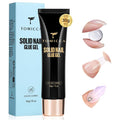 TOMICCA 5 in 1 Gel Nail Glue, UV Nail Glue for Press ons, UV Lamp Required | 30g Semi Solid Nail Gel Glue, Strong Nail Glue on Nails Tips, for Fake Acrylic Nails Extension, Long Lasting
