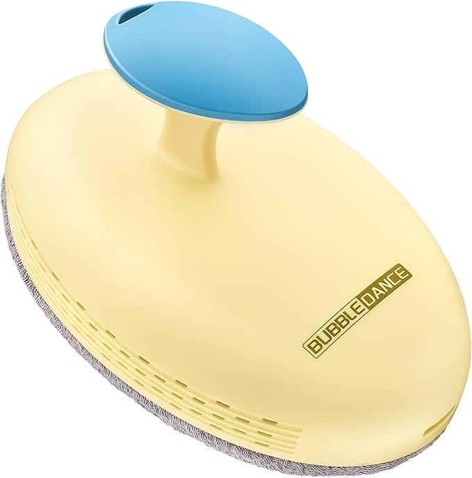 Shower Body Scrubber-Upgraded Bath Glove, Exfoliating Dead Skin | Upgraded glove: pebble base, non-slip grip for stability. 450D & soft TPE cushion gentle deep exfoliation. No pruney fingers.