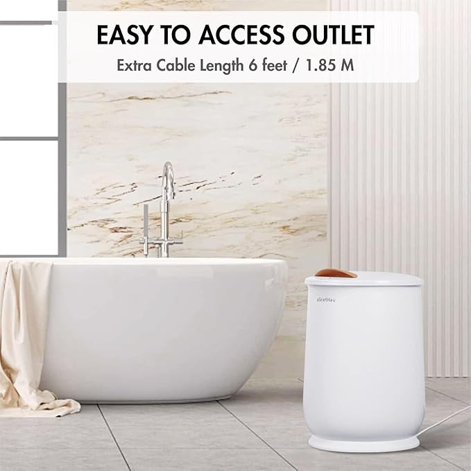 Towel Warmers Ultra Large Capacity Bucket Style 450W for Bathroom ETL FCC Certified Fits up to Two 40"x70" Towels, Blankets, Bathrobes with Auto Shut Off
