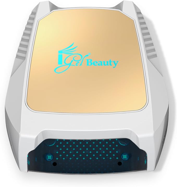 iGel Beauty Hybrid PRO 2.0 UV/LED Nail Lamp – 48W Wireless Rechargeable Nail Dryer, Full Hand Curing, Smart Motion Sensor, Removable Tray, Cordless Gel Lamp for Manicure & Pedicure