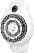 Electric Back Scrubber for Shower, Adjustable Height Shower Back Scrubber Wall Mounted, 3-Speed & 3 Replaceable Brush Heads, IPX7, Hands-Free Back Cleansing and Exfoliating Brush