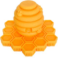 Big Bee, Little Bee - Kids Original ScrubBEE, 100% Silicone Childrens Bath Scrubber, Promotes Effective Independent Hand & Body Washing, As Seen on Shark Tank (Marigold)