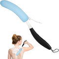 Back Scrubber for Shower,15.35" Long Handle Shower Brush for Body | Back Brush for Shower for Men Women, Long Handled Bath Sponge for Deep Clean,Exfoliating,Anti-Slip Curve Handled