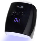 Cordless UV LED Nail Lamp, 66W Rechargeable Gel Nail lamp, Cordless UV Light for Gel Nails with Auto Sensor & 5 Timer for Home & Salon (Black)