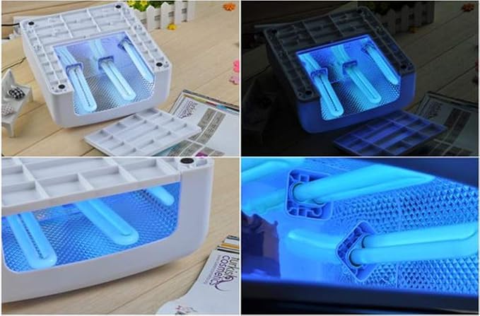 XICHEN 4 PCS/Set Light Bulbs Replacement 9W UV 365nm Lamp Bulb Tube for Nail Art Dryer UV Lamp Light