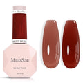 MelodySusie Jeweliver Gel Nail Polish, 0.5Fl.oz Gel Polish Brown Color Soak Off UV LED Light Cure Gift for Women Manicure Nail Art DIY at Home B6202