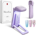 MelodySusie 2in1 Mini Cordless UV Nail Lamp P-ART09F for Manicure Beginners | Hands-Free Fold-out Stand,Lighting & Curing 2 Mode,30s/60s Timer, Use for Home Nail Art Design, 1000mAh Battery