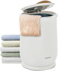 COSTWAY Towel Warmer for Bathroom, 21L Large Towel Heater with Flip-top Lid, Child Safety Lock, 1H Auto Shut Off, Blanket Warmer for Towels, 45” x 70” Bathrobes, Bathroom, Gift for Family
