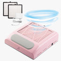 Biutee Nail Dust Collector 80W Nail Vacuum Dust Fan Nail Dust Extractor | 2 Reusable Filters, 80W Suction, Low Noise, High-efficiency Heat Dissipation, for Manicure Salon & Home