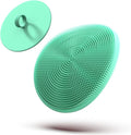 Boie USA Loop Body Scrubber - Soft Silicone-Like Exfoliating Shower Scrubber, Body Cleansing Brush - Hang-to-Wall Loofah Replacement - Antimicrobial Body Exfoliator for All Skin Types (Mint)