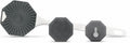 Sud Scrub® Body Scrubber + Face Scrubber + Extender Handle + Shower Hook Set (Charcoal)
