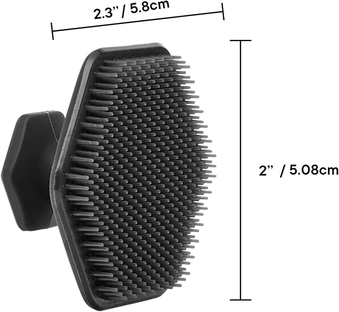TOOLETRIES Silicone Face Scrubber, Facial Cleansing Brush - Blossom | Gentle facial exfoliator for deep pore cleansing, dead skin removal and a soft, refreshing massage.