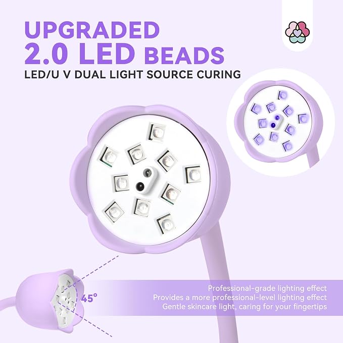 SAVILAND 30W UV Nail Lamp: Gel Lamp for Nail Polish Intellisense Flash Cure Lamp Cordless UV Light for Gel Nail Rechargeable LED Flash Cure Light Quick Drying for Nail Salon Home DIY Manicure