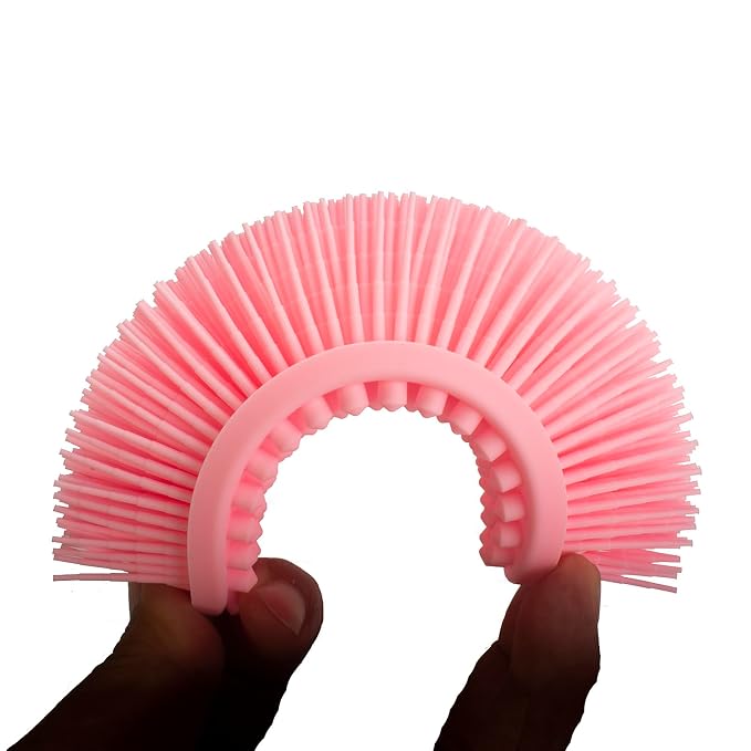 DNC 3 Pack Silicone Body Scrubber and Back Scrubber for Shower Brush