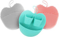 INNERNEED Anti-Slip Soft Silicone Facial Cleansing Brush Handheld Face Wash | Food-grade Hygienic Gentle Exfoliating and Massaging Face Scrubber Pad, Deep Clean for All Skin Types (Pack of 3)
